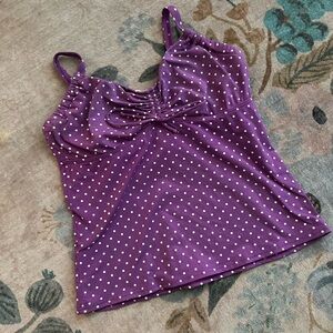 Lands End Tankini Top 12DD